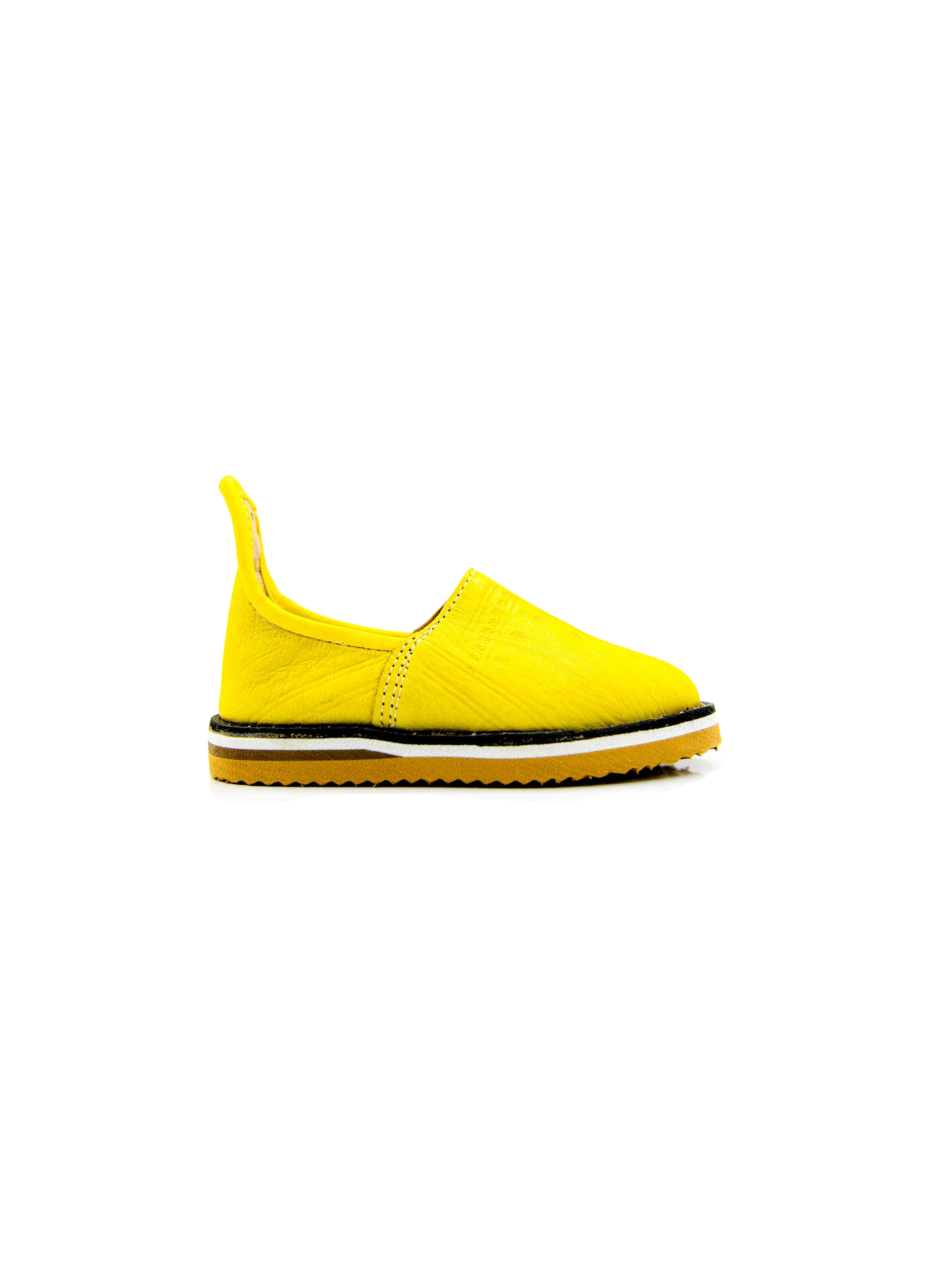 Babouche Berbere Jaune de caftan nawal