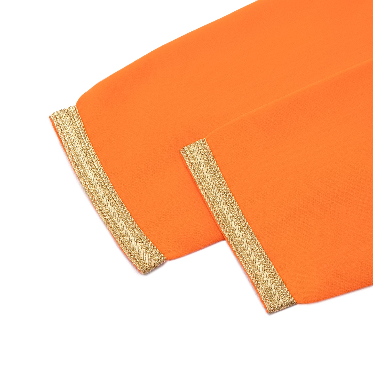 Caftan Nawal -Jellaba Orange mango pour fille