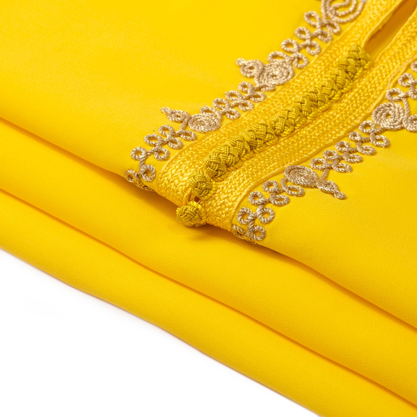 Caftan Nawal - Jellaba Jaune pour fille
