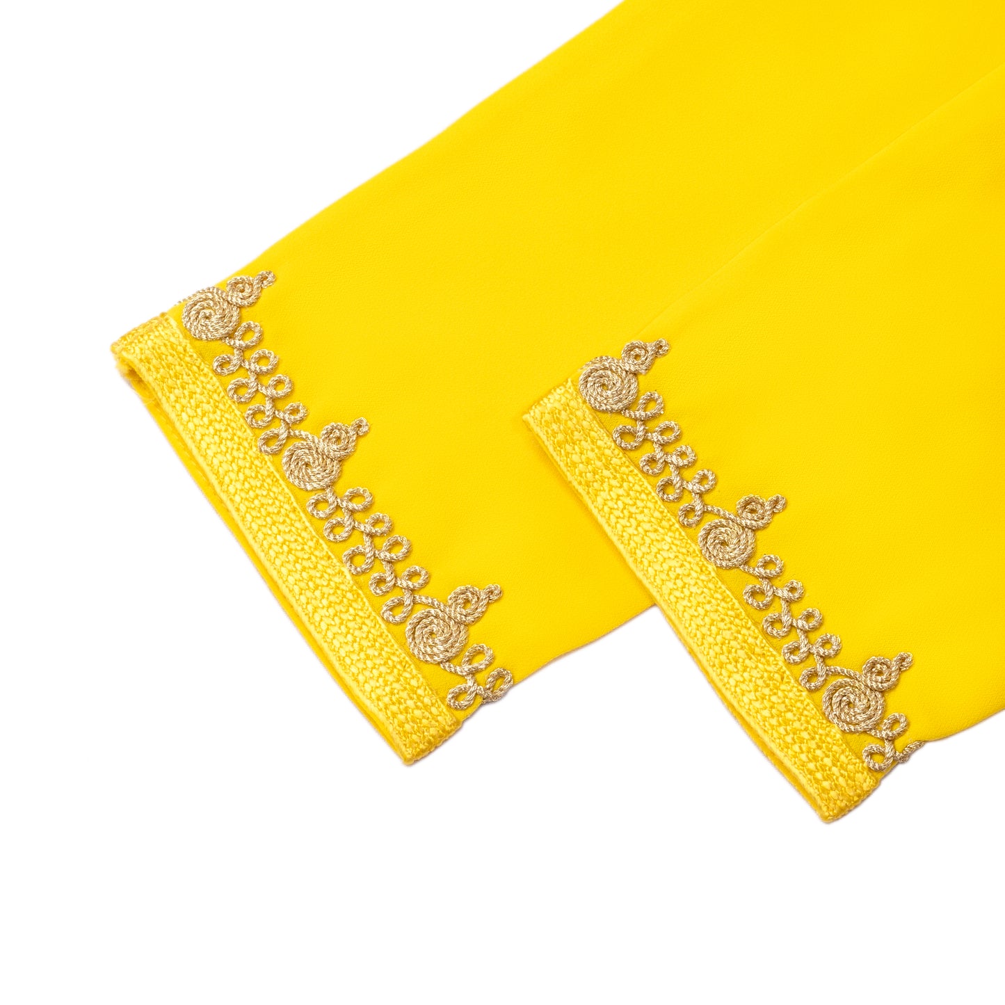 Caftan Nawal - Jellaba Jaune pour fille