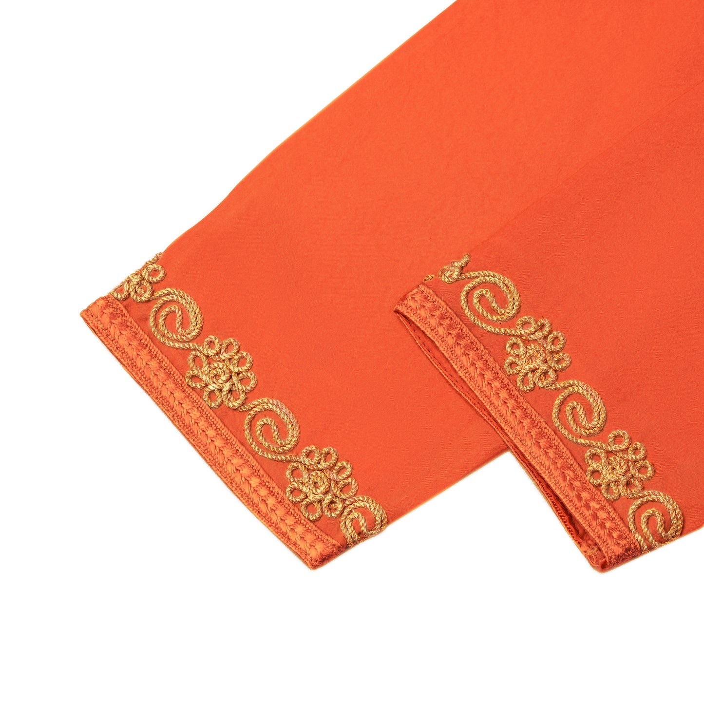 Caftan Nawal - Jellaba Orange pour fille