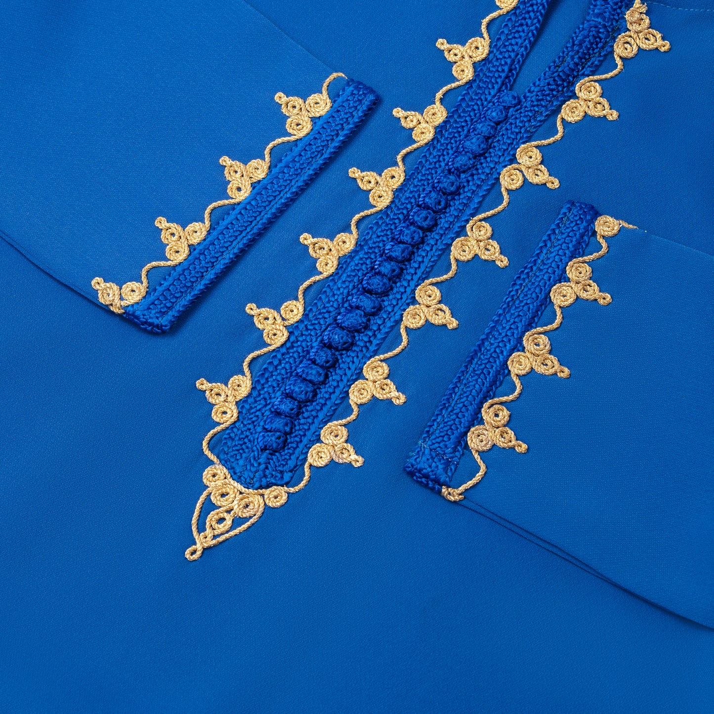 Caftan Nawal - Jellaba Bleu pour fille