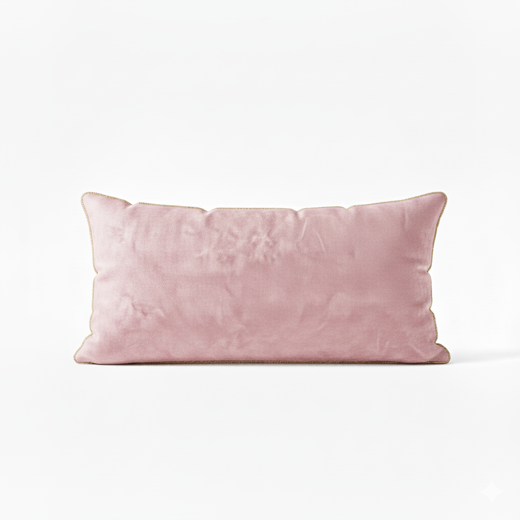 Oreiller rose de caftan nawal