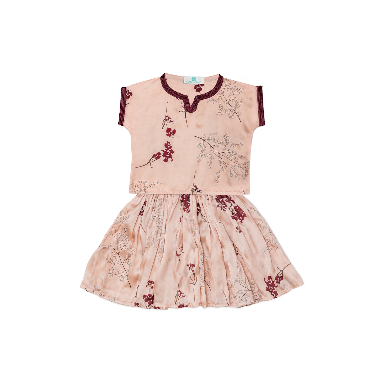 كافتان - بنفسجي للبنات