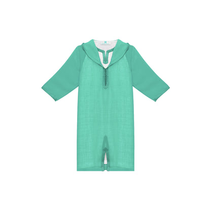 Jellaba Turquoise pour fille