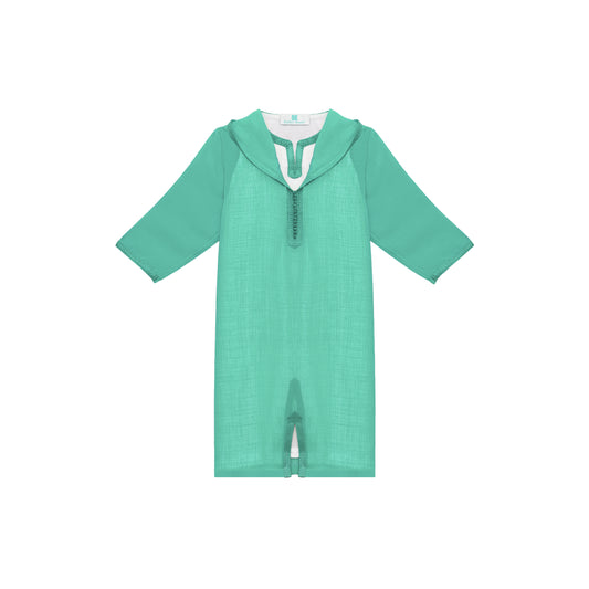 Jellaba Turquoise pour fille