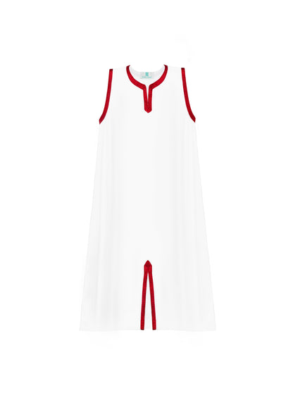 Jellaba Rouge Rubis pour fille