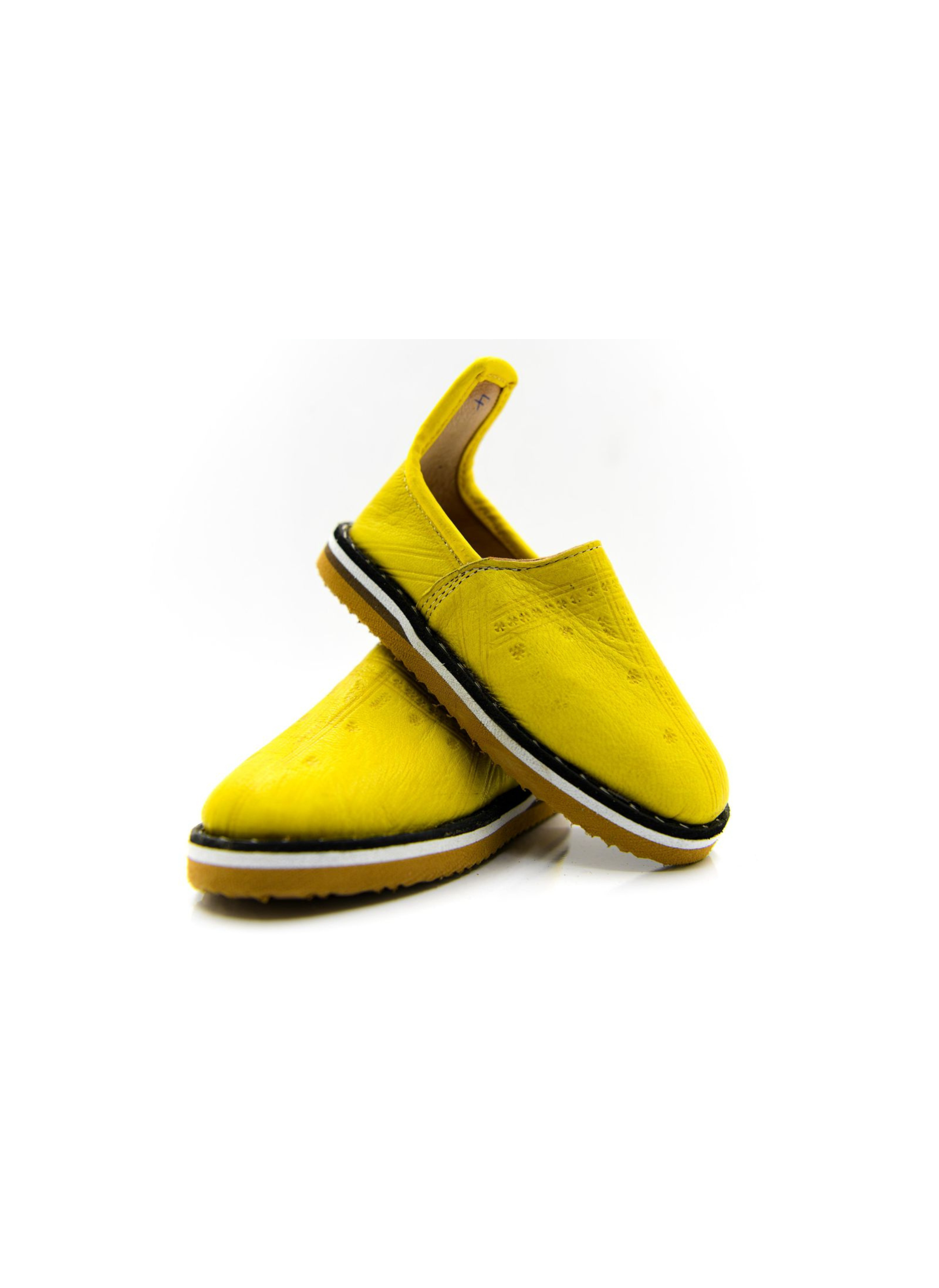 Babouche Berbere Jaune de caftan nawal