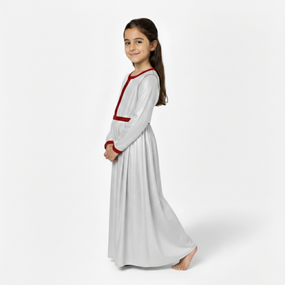 Caftan Moon Argenté pour fille de caftan nawal