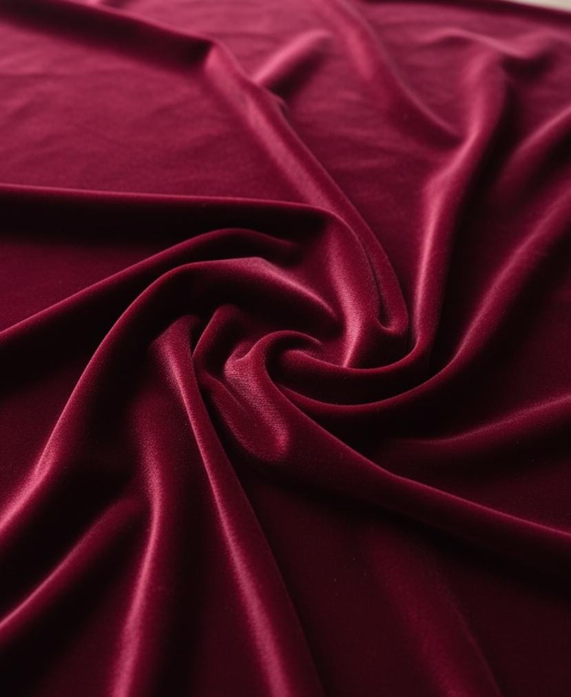 Caftan bordeaux velours de caftan nawal pour fille