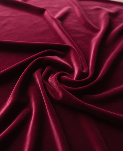 Caftan bordeaux velours de caftan nawal pour fille