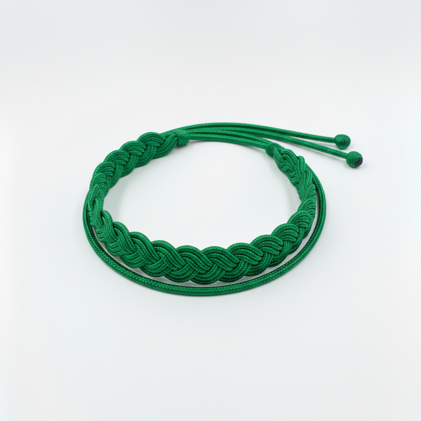 Ceinture - Tresse Vert pour fille