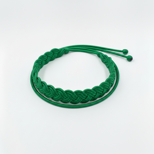 Ceinture - Tresse Vert pour fille