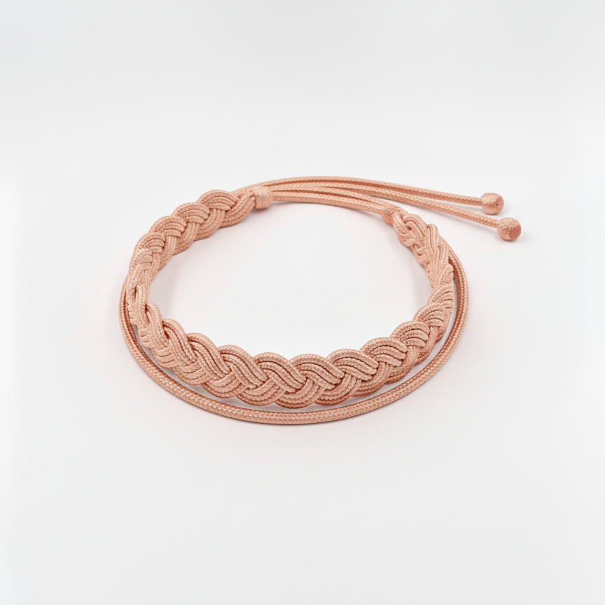 Ceinture - Tresse bronze pour fille de caftan nawal