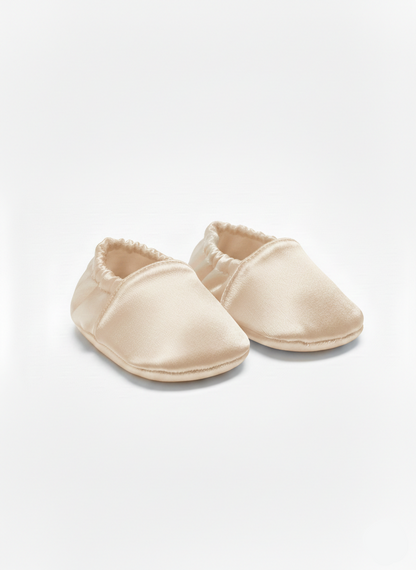Chaussons Bebe beige de caftan nawal