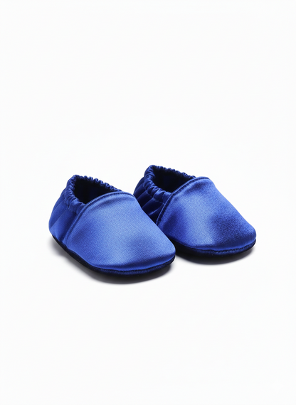 Chaussons Bébé bleu de caftan nawal