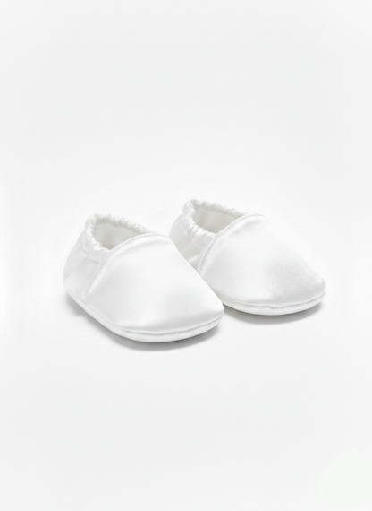 Chaussons Bébé blanc de caftan nawal