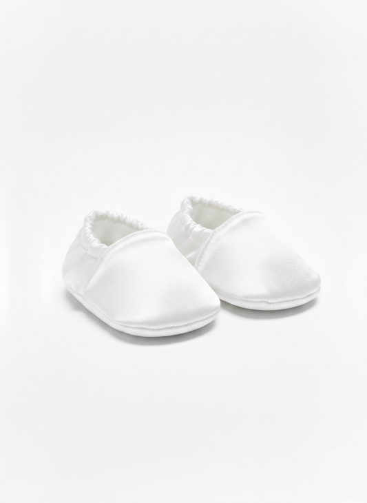 Chaussons Bébé blanc de caftan nawal