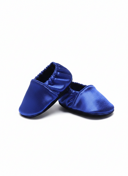 Chaussons Bébé bleu de caftan nawal