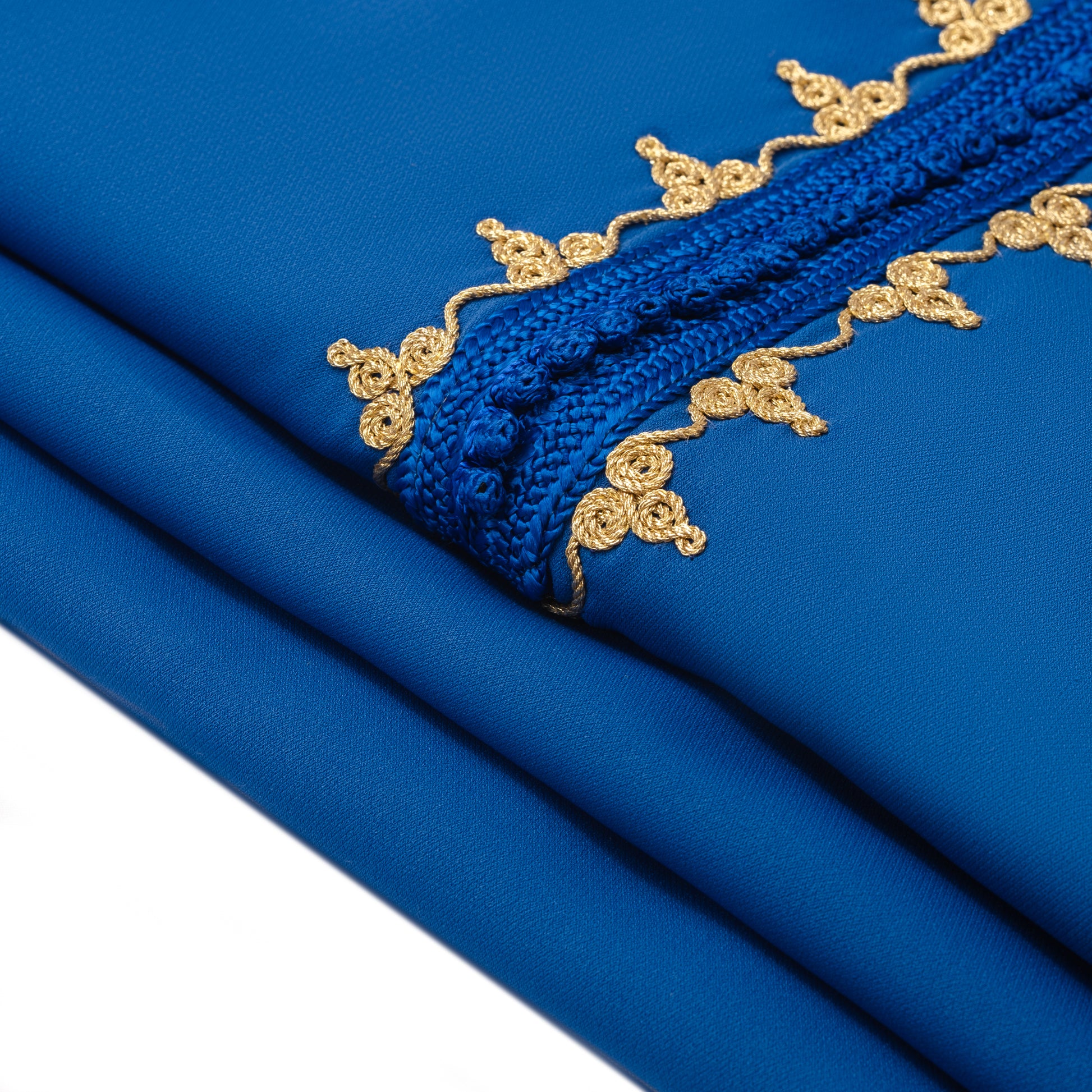 Caftan Nawal - Jellaba Bleu pour fille