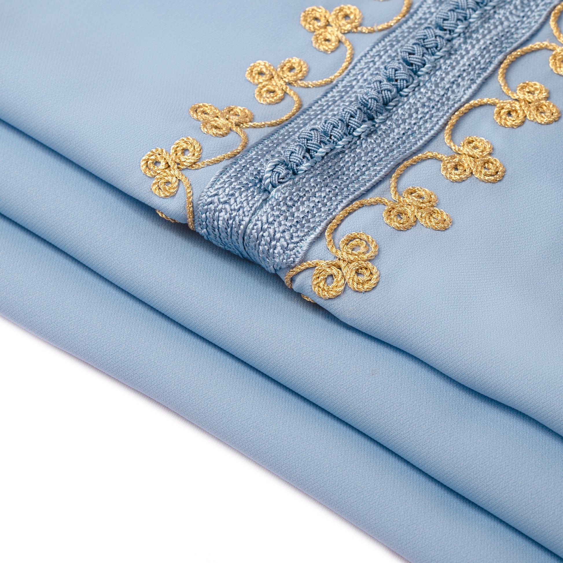 Caftan Nawal - JJellaba Bleu Cloudy pour fille