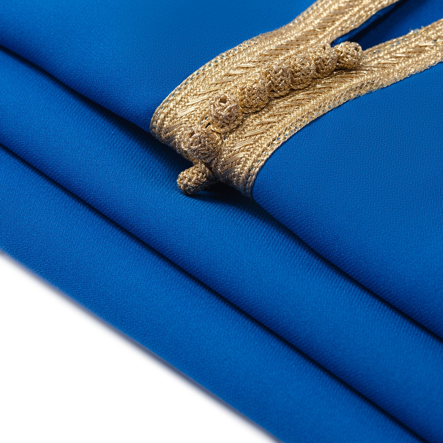 Caftan Nawal - jellaba bleu électrique pour fille