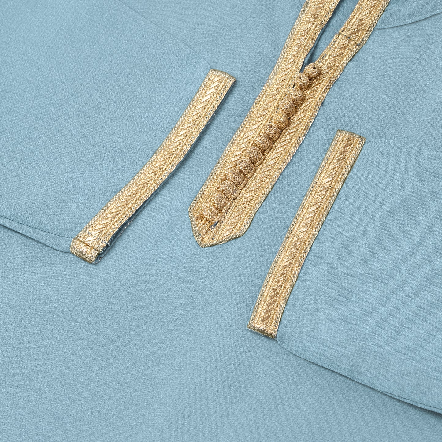Caftan Nawal - Jellaba Bleu ciel pour fille
