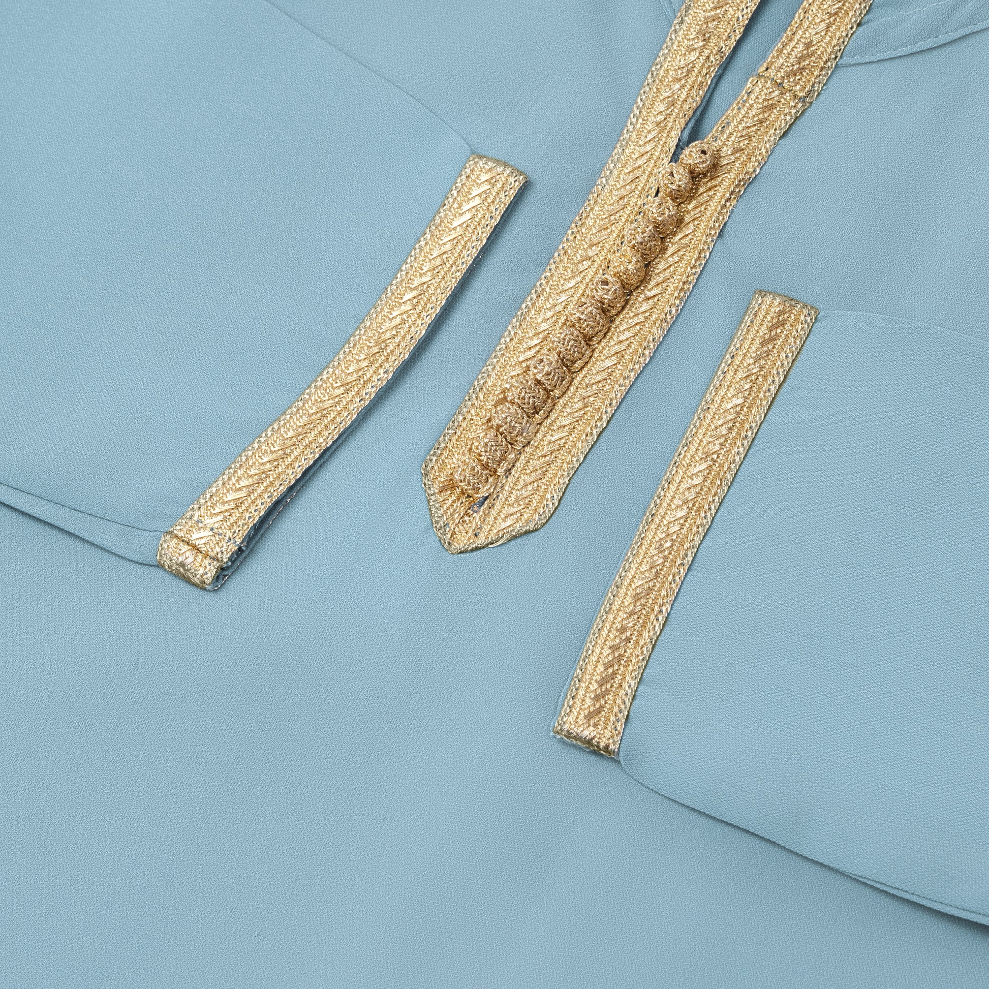 Caftan Nawal - Jellaba Bleu ciel pour fille