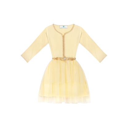 Caftan - Jaune Maize pour fille