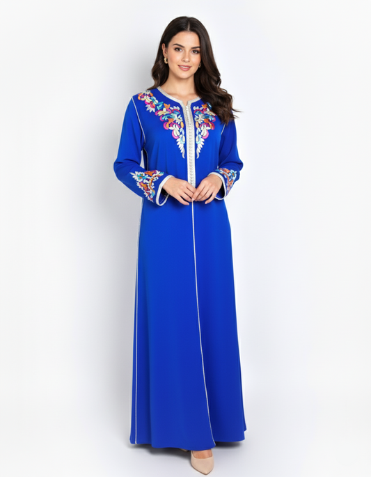 Caftan - Bleu pour femme