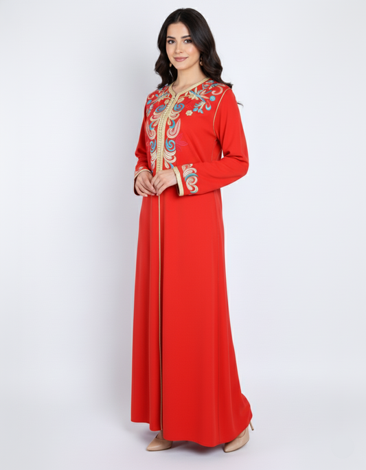 Caftan - Rouge pour femme