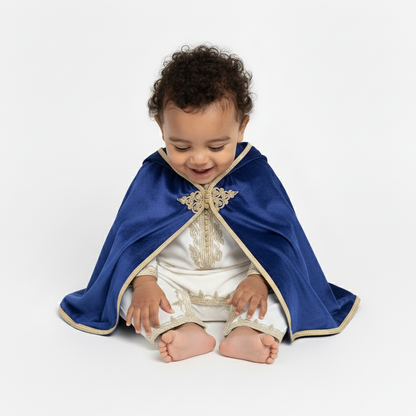 Grenouillère bleu pour bébé