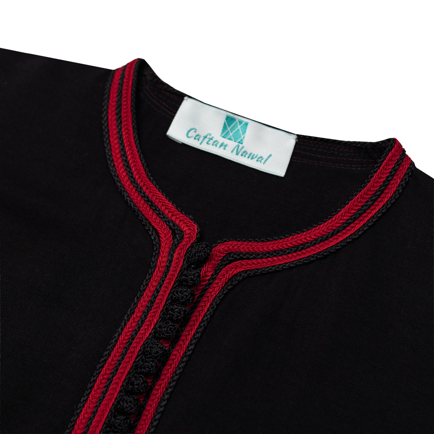 Jabador Noir bordeaux pour garçon de caftan nawal