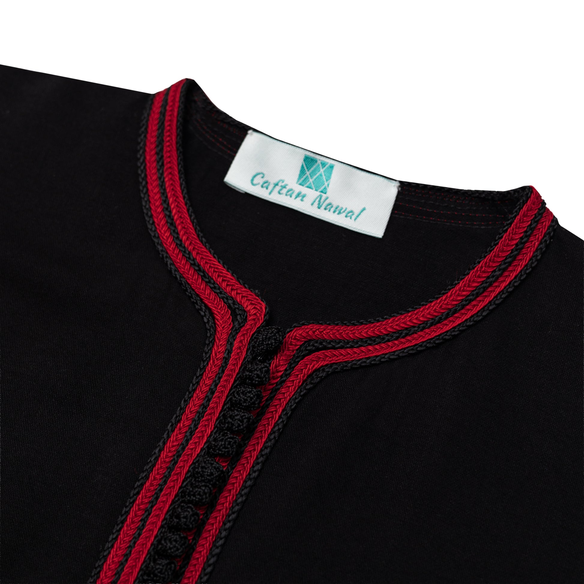 Jabador Noir bordeaux pour garçon de caftan nawal