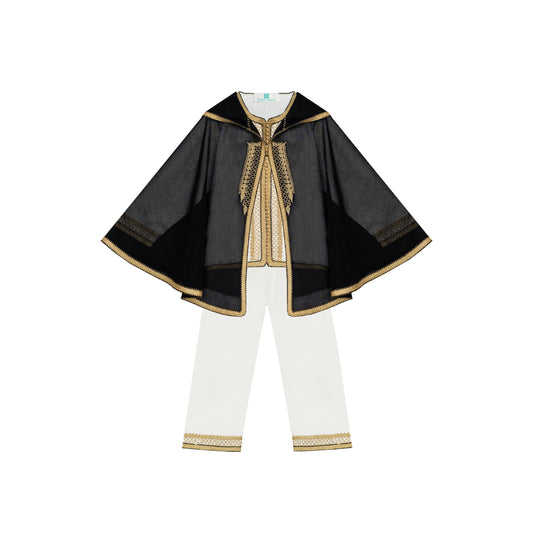 Jabador noir avec selham pour garçon