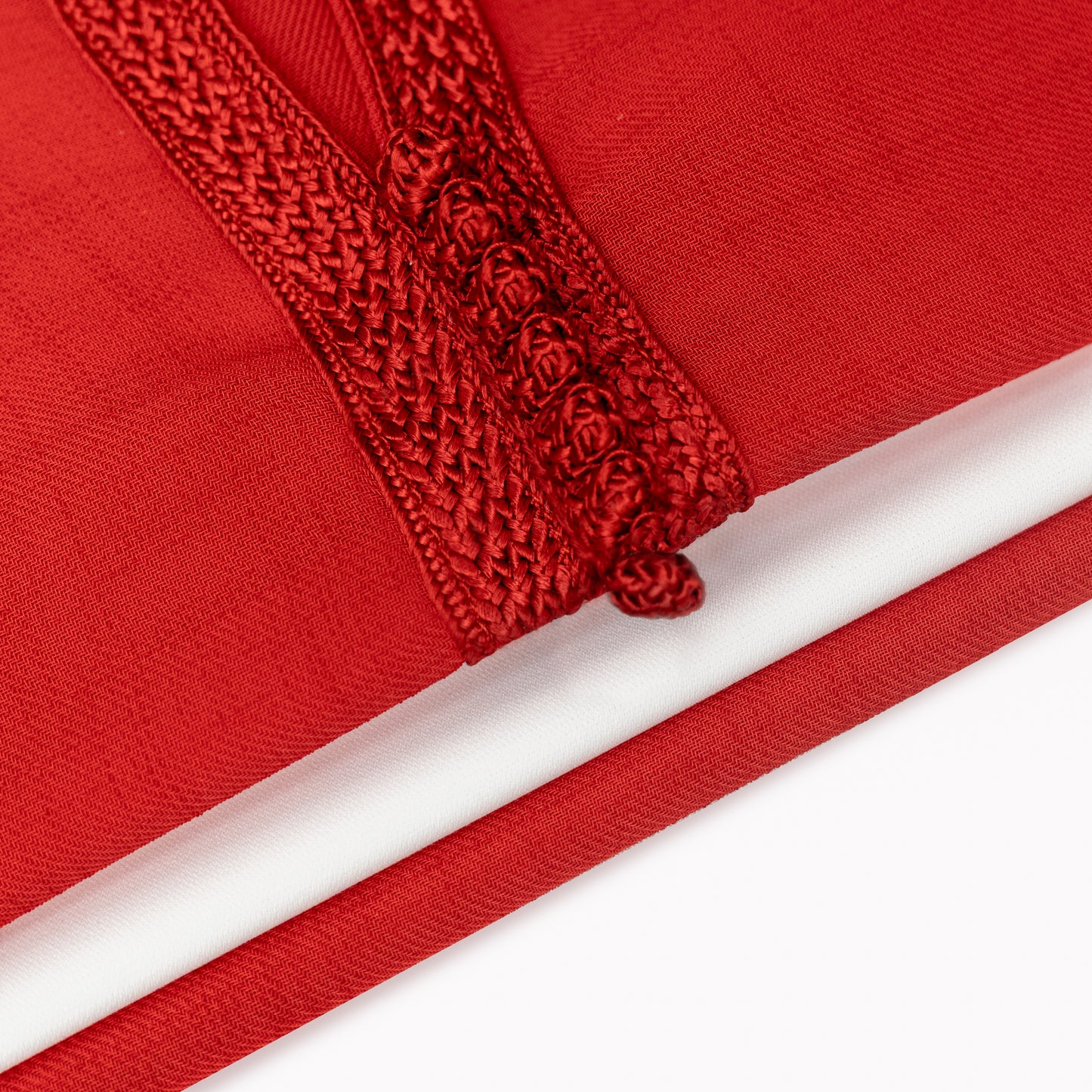 Jellaba Rouge Rubis pour fille de caftan nawal