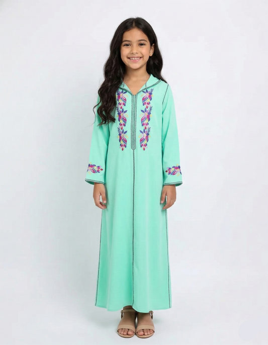 Jellaba Tiffany pour fille de caftan nawal