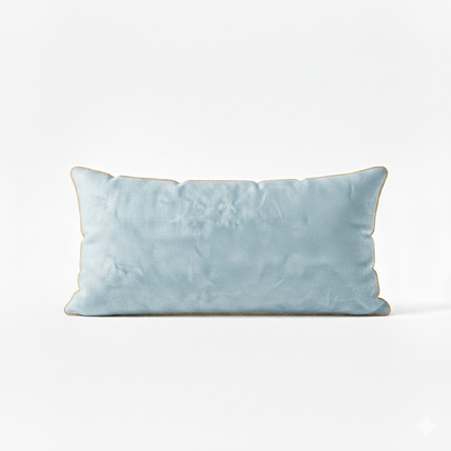 Oreiller bleu ciel de caftan nawal