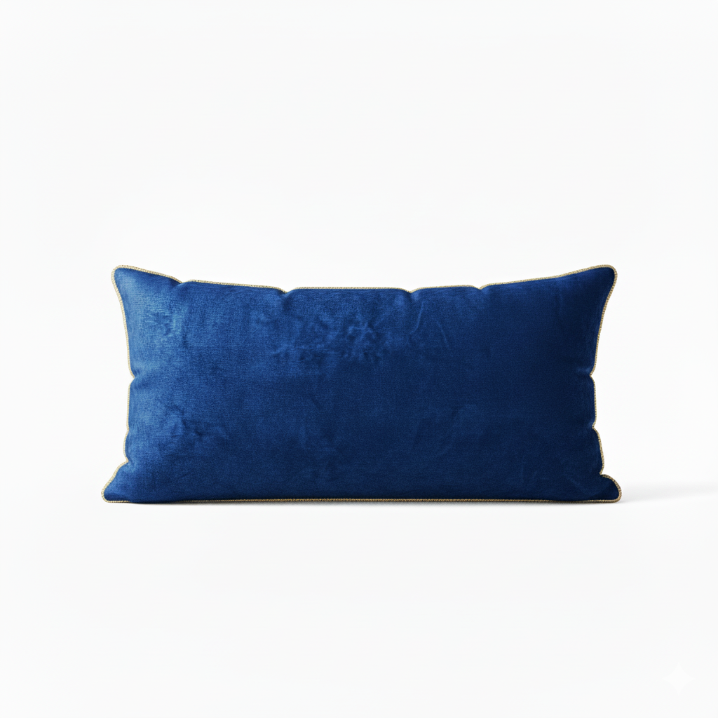 Oreiller bleu de caftan nawal