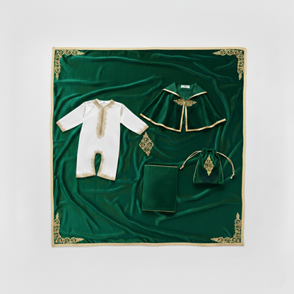 Pack naissance vert de caftan nawal