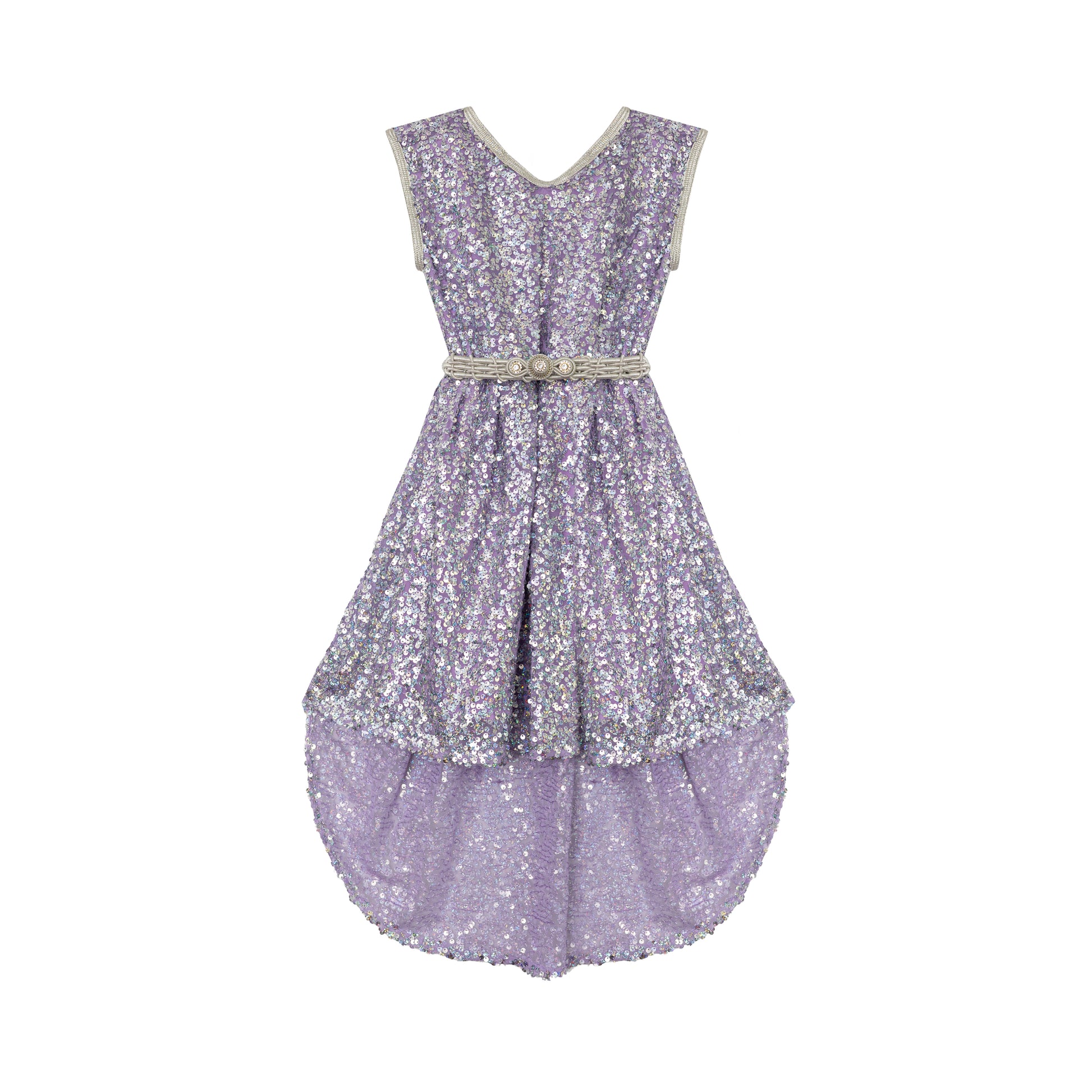 caftan robe Lavande Pailletée pour fille de caftan nawal