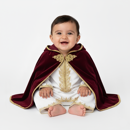 grenouillère tradionnelle pour bébé de caftan nawal