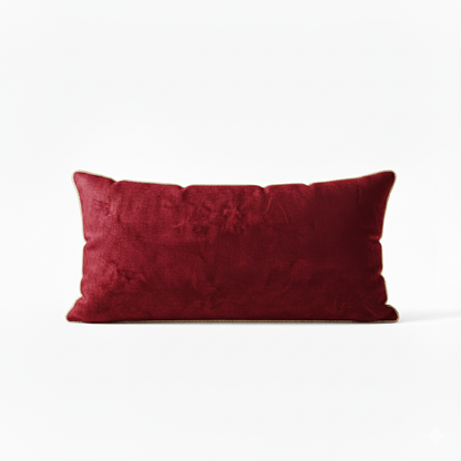 oreiller bordeaux de caftan nawal