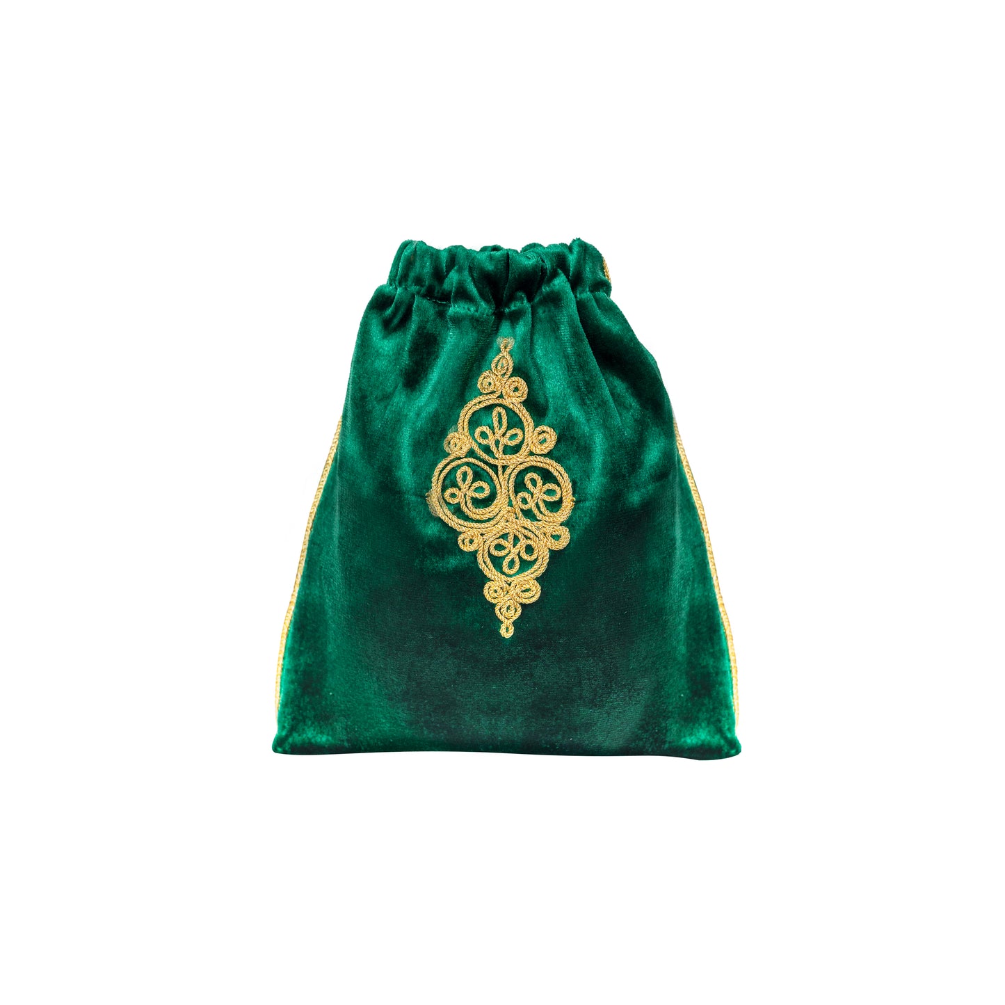 pochette verte de caftan nawal